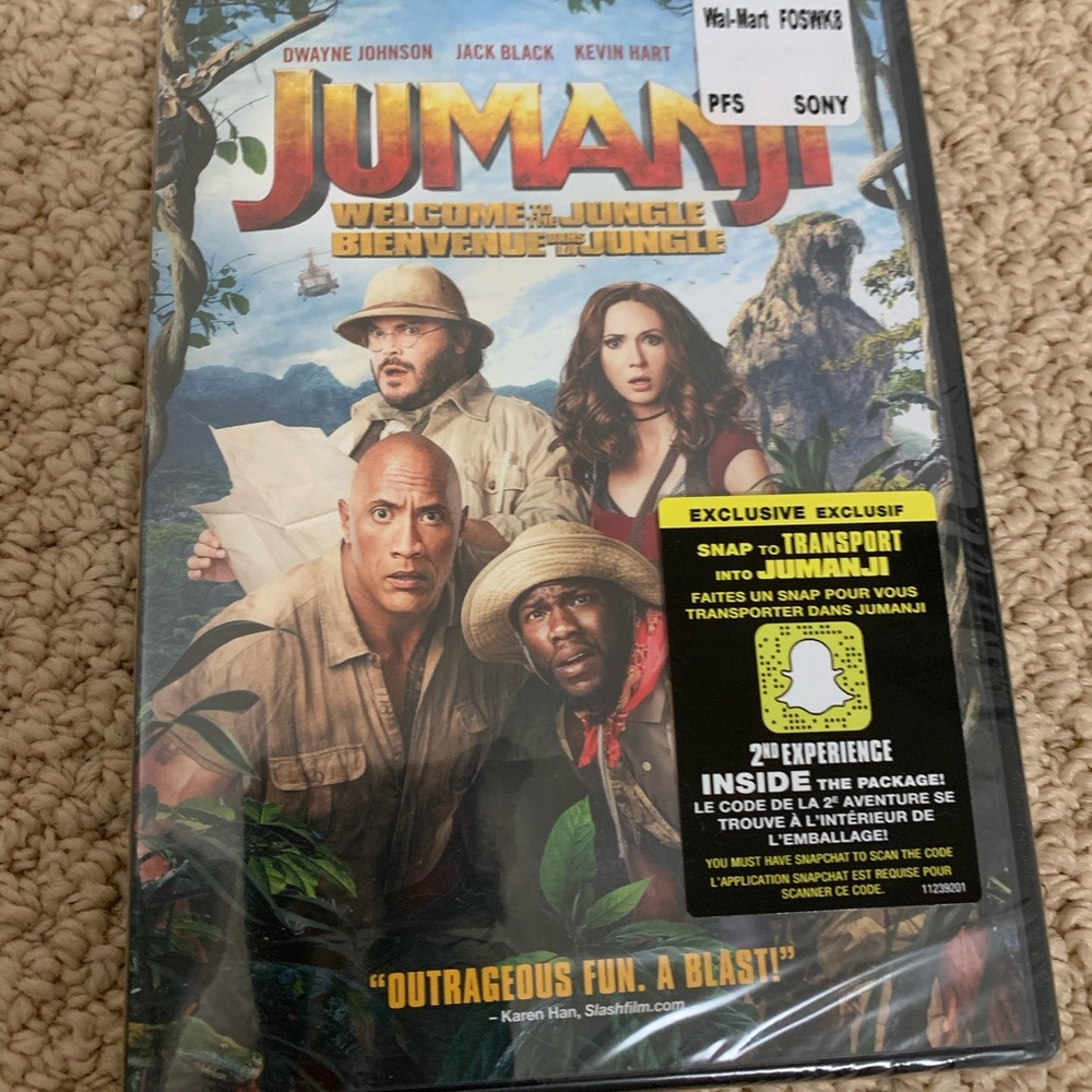 Jumanji: Welcome to the Jungle (Bilingual) Jumanji: Welcome to the Jungle, BNIB